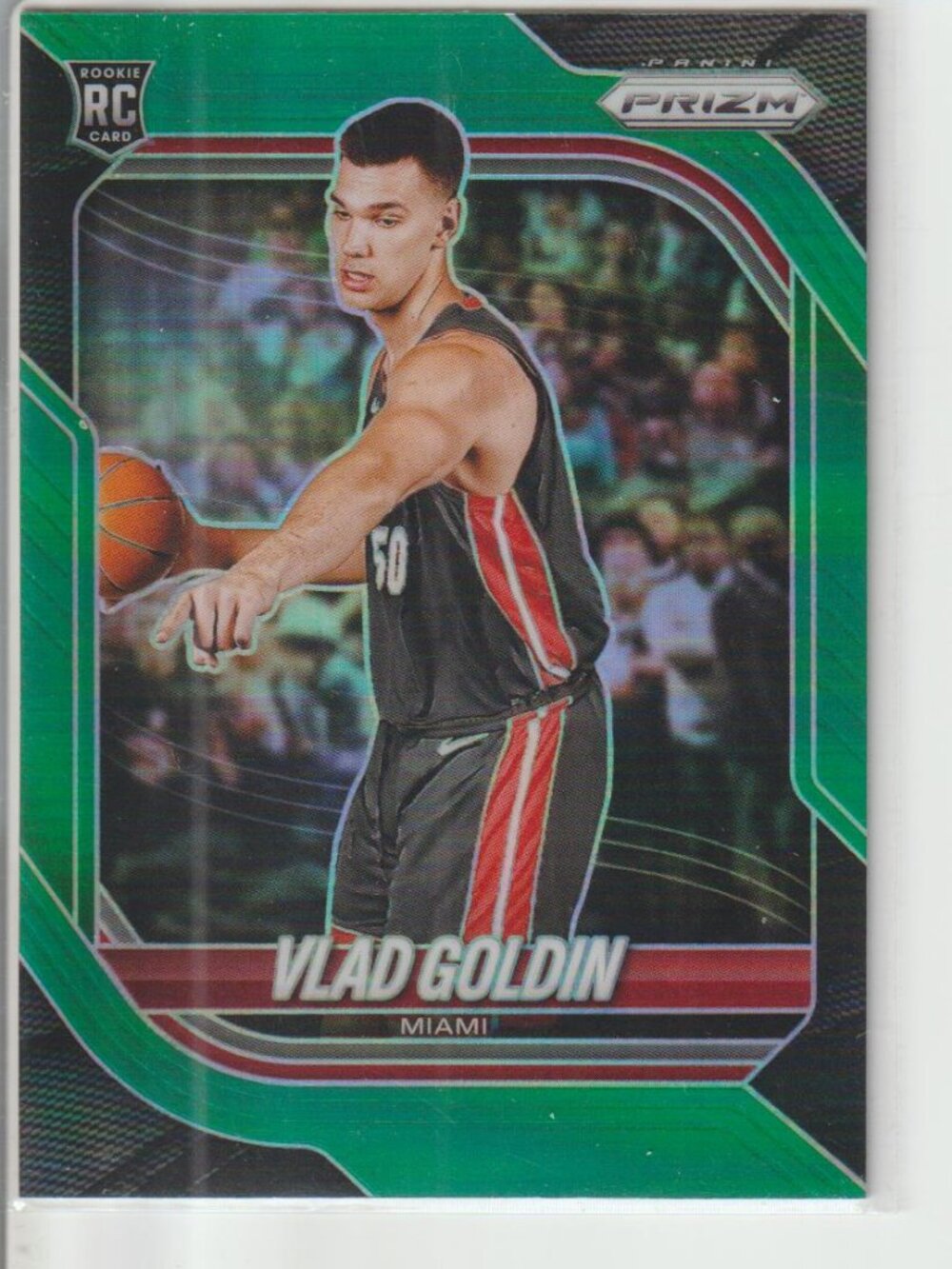 Vlad Goldin 2025-26 Panini Prizm #50 RC Green Prizm Rookie